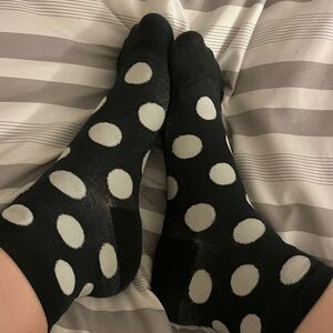 SOLD off Poshmark - vintage polka dot socks